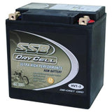 MOTORCYCLE AND POWERSPORTS BATTERY AGM 12V 30AH 515CCA BY SSB ULTRA HIGH PERFORM