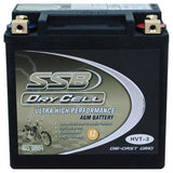 MOTORCYCLE AND POWERSPORTS BATTERY AGM 12V 12AH 300CCA BY SSB ULTRA HIGH PERFORM