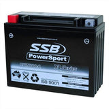 MOTORCYCLE AND POWERSPORTS BATTERY (Y50N18A-A) AGM 12V 21AH 450CCA SSB HIGH PERF