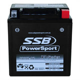 MOTORCYCLE AND POWERSPORTS BATTERY (YB10L-A2) AGM 12V 10AH 235CCA BY SSB HIGH PE