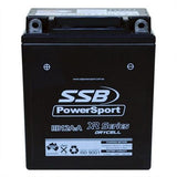 MOTORCYCLE AND POWERSPORTS BATTERY (YB12A-A) AGM 12V 12AH 250CCA BY SSB HIGH PER