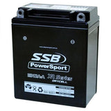 MOTORCYCLE AND POWERSPORTS BATTERY (YB12A-A) AGM 12V 12AH 250CCA BY SSB HIGH PER