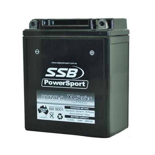 MOTORCYCLE AND POWERSPORTS BATTERY (YB12AL-A) AGM 12V 12AH 250CCA BY SSB HIGH PE