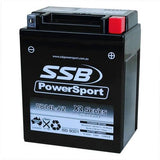 MOTORCYCLE AND POWERSPORTS BATTERY (YB14L-A2) AGM 12V 12AH 310CCA BY SSB HIGH PE