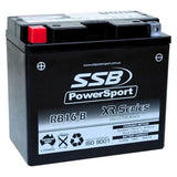MOTORCYCLE AND POWERSPORTS BATTERY (YB16-B) AGM 12V 19AH 385CCA BY SSB HIGH PERF