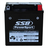 MOTORCYCLE AND POWERSPORTS BATTERY (YB5L-B) AGM 12V 5AH 125CCA BY SSB HIGH PERFO