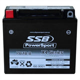MOTORCYCLE AND POWERSPORTS BATTERY (YB7B-B) AGM 12V 7AH 175CCA BY SSB HIGH PERFO