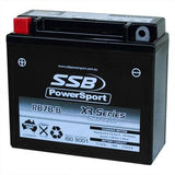 MOTORCYCLE AND POWERSPORTS BATTERY (YB7B-B) AGM 12V 7AH 175CCA BY SSB HIGH PERFO