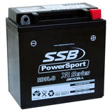 MOTORCYCLE AND POWERSPORTS BATTERY (YB9L-B) AGM 12V 9AH 200CCA BY SSB HIGH PERFO