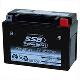 MOTORCYCLE BATTERY AGM 12V 0.6AH 130CCA BY SSB HIGH PERFORMANCE