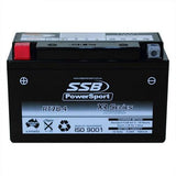 MOTORCYCLE AND POWERSPORTS BATTERY (YT7B-4) AGM 12V 6AH 150CCA BY SSB HIGH PERFO