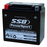 MOTORCYCLE AND POWERSPORTS BATTERY (YTX14-BS) AGM 12V 12AH 290CCA SSB HIGH PERFO