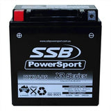 MOTORCYCLE AND POWERSPORTS BATTERY (YTX16-BS) AGM 12V 14AH 340CCA BY SSB HIGH PE