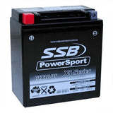 MOTORCYCLE AND POWERSPORTS BATTERY (YTX16-BS) AGM 12V 14AH 340CCA BY SSB HIGH PE