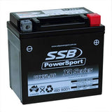 MOTORCYCLE AND POWERSPORTS BATTERY (YTX5L-BS) AGM 12V 6AH 195CCA BY SSB HIGH PER