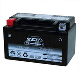 MOTORCYCLE AND POWERSPORTS BATTERY (YTX7A-BS) AGM 12V 6AH 150CCA BY SSB HIGH PER
