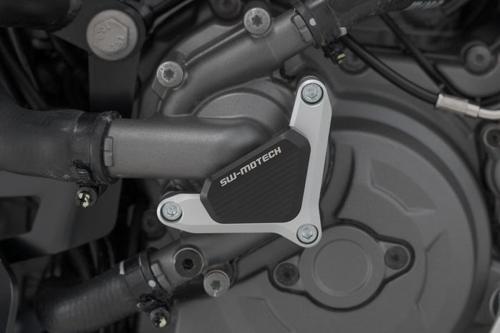 SW MOTECH WATER PUMP PROTECTION SILVER/BLACK DUCATI X DIAVEL HYPERMOTARD MONSTER