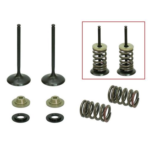 INLET VALVE KIT PSYCHIC MX INCLUDES 2 VALVES, 2 SPRINGS, RETAINERS & SEATS KAWAS