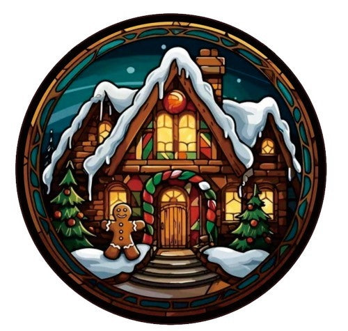Gingerbread House SET OF 2 LARGE