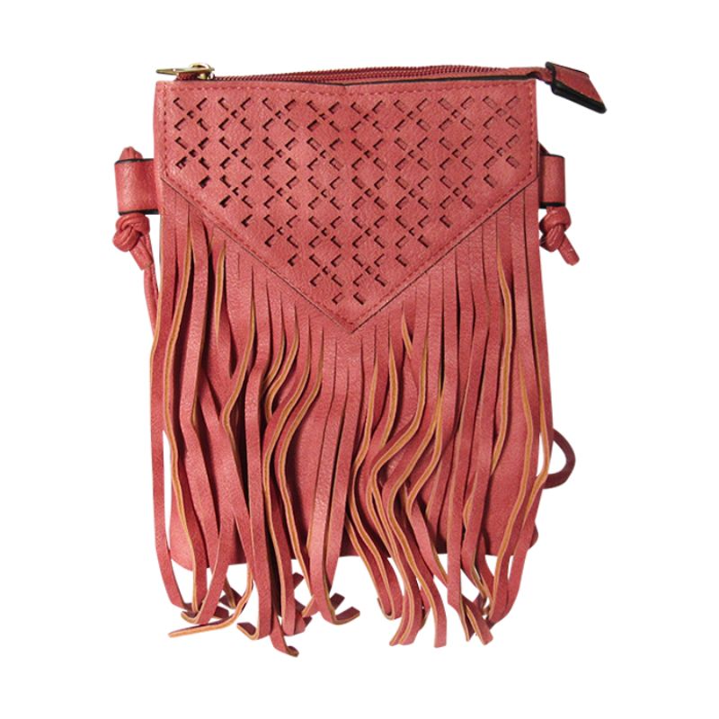 Shoulder Bag - Tassel (Blush Pink)