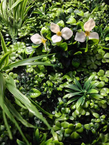 Artificial Green Wall Foliage Mat - 100 x 100cm