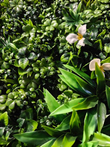 Artificial Green Wall Foliage Mat - 100 x 100cm