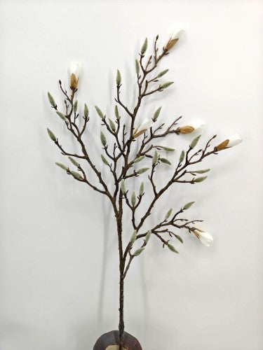 Artificial Magnolia Flower Bud Spray