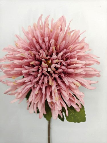 Artificial Chrysanthemum Flower Stem - Large - Mauve Pink