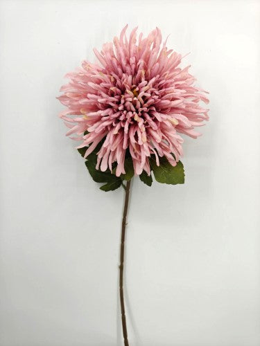 Artificial Chrysanthemum Flower Stem - Large - Mauve Pink