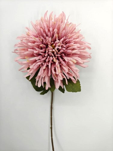 Artificial Chrysanthemum Flower Stem - Large - Mauve Pink