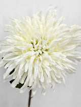 Artificial Chrysanthemum Flower Stem - Large - White