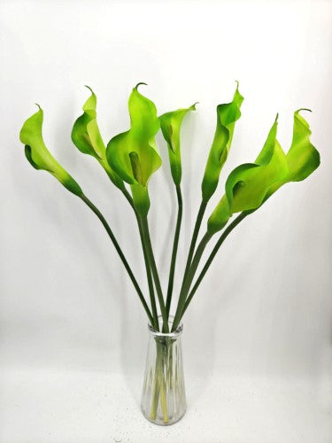 Artificial Calla Lily Flower Stem - Large - Green