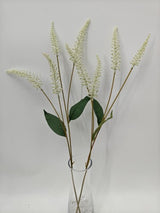 Artificial Amaranthus Flower Spray - White