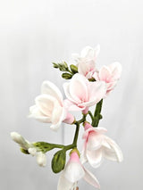 Artificial Freesia Flower Spray - Real Touch - Pink - 57cm