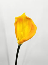 Artificial Calla Lily Flower Spray - Orange - 65cm