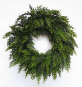Artificial Cypress Wreath - Real Touch - 50cm