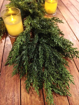 Artificial Cypress Garland - Real Touch - 6ft