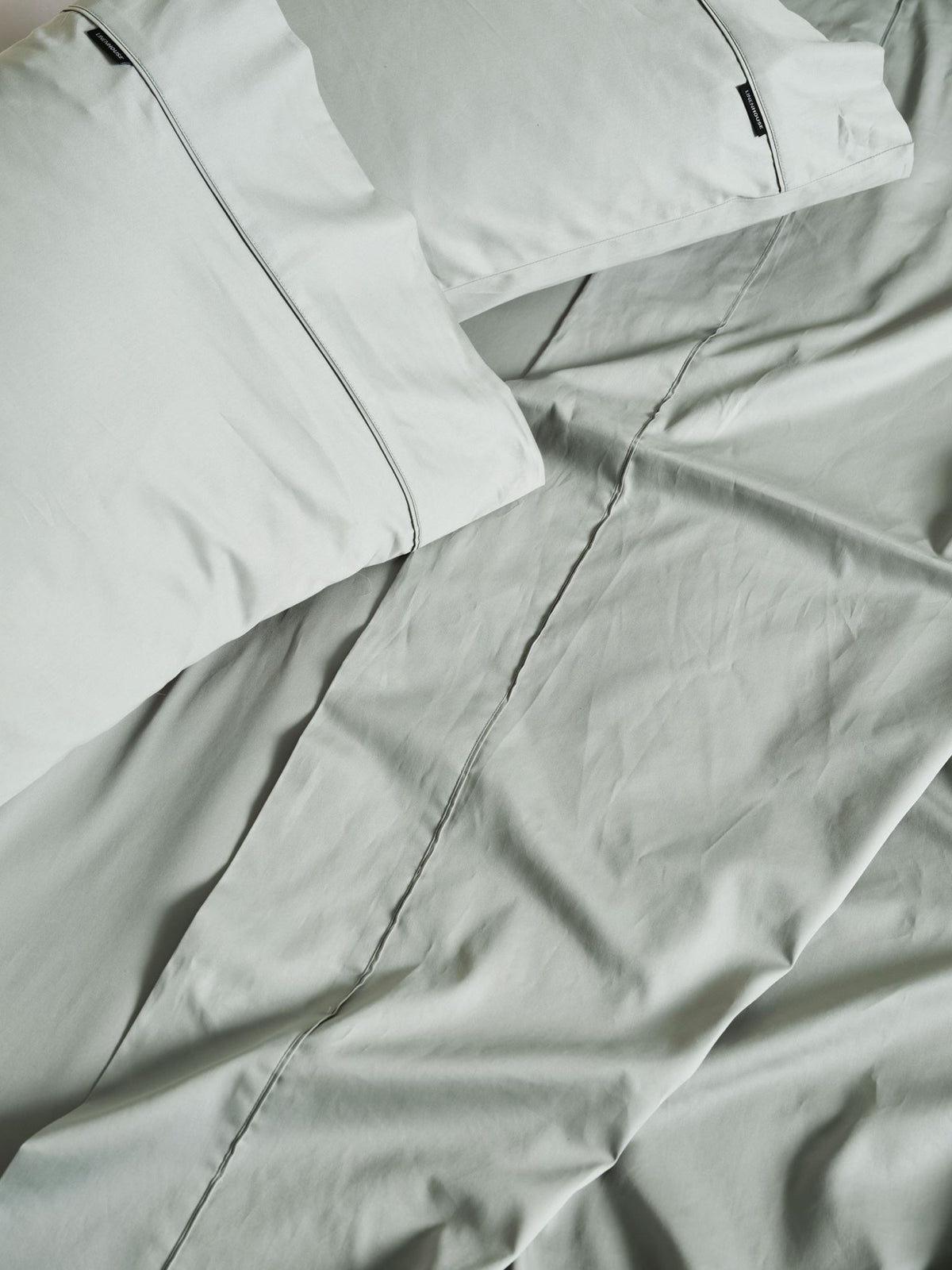 Augusta Sheet Set By Linen House - Green Gum - Double