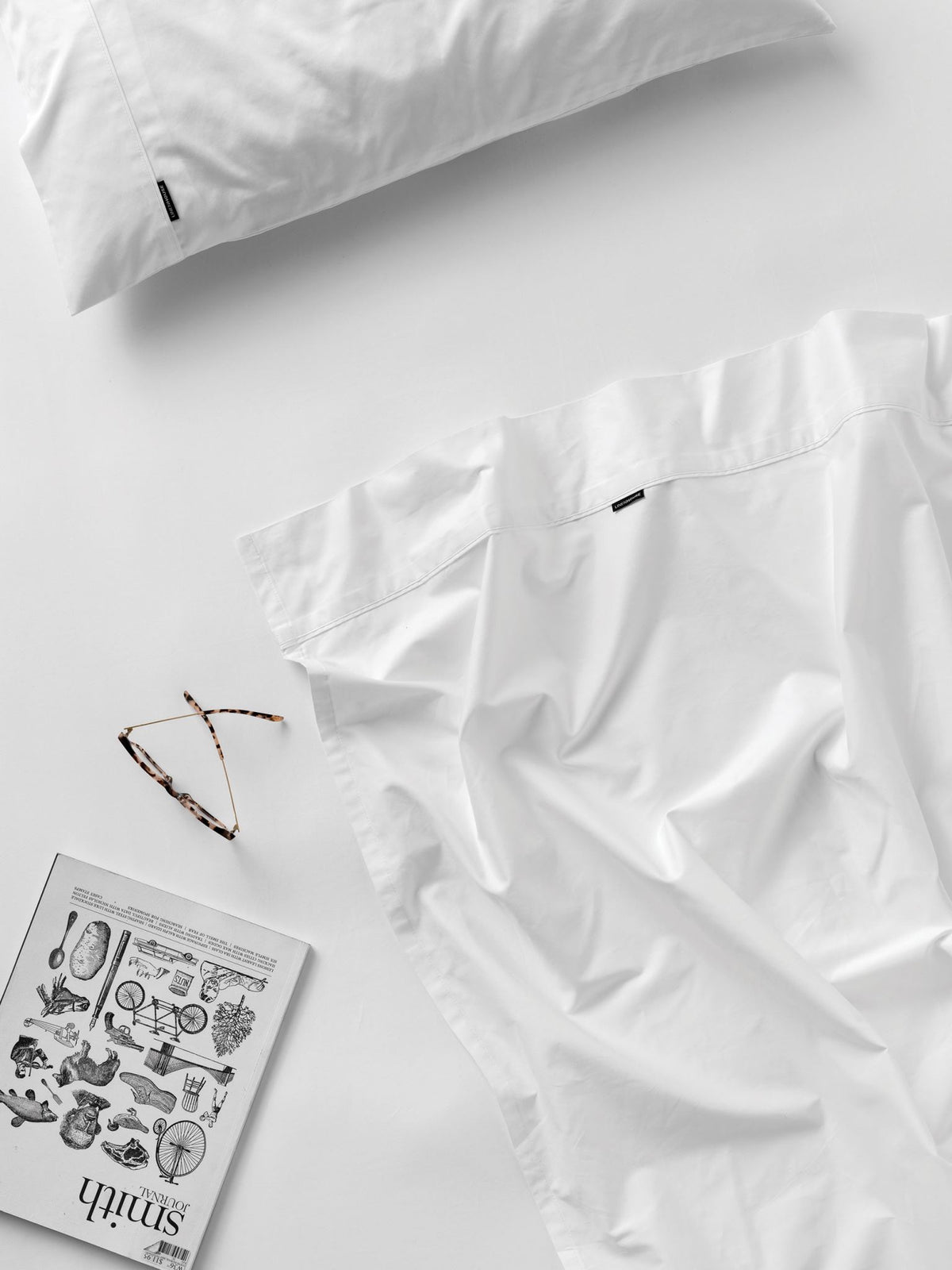 Augusta Sheet Set By Linen House - White - Single