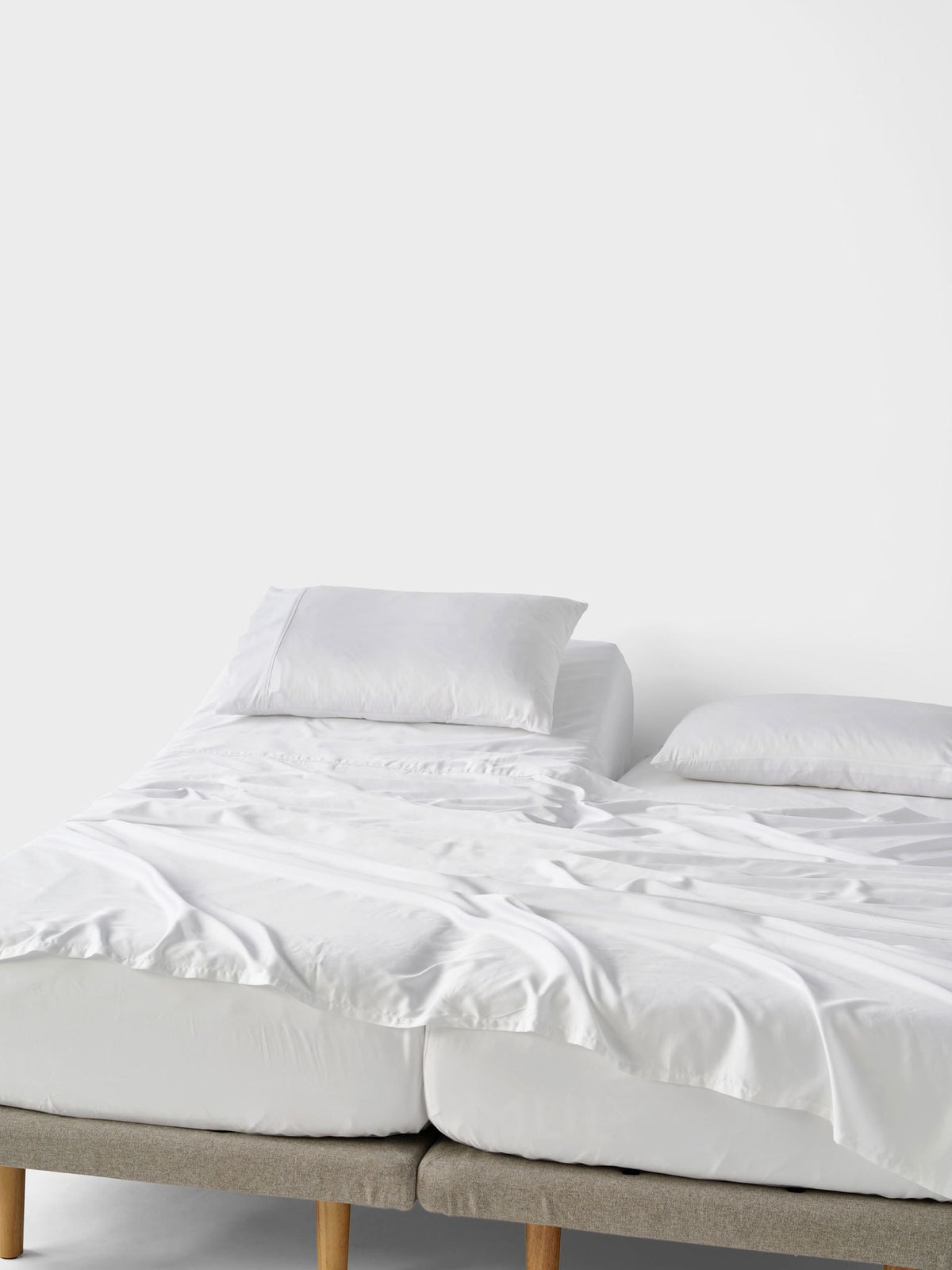 Augusta Sheet Set By Linen House - White - Split King (AU)