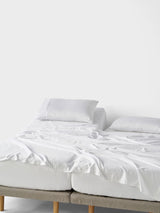 Augusta Sheet Set By Linen House - White - Split King (AU)