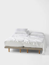 Augusta Sheet Set By Linen House - White - Split King (AU)