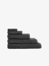 Reed Bath Towel By Linen House - Charcoal