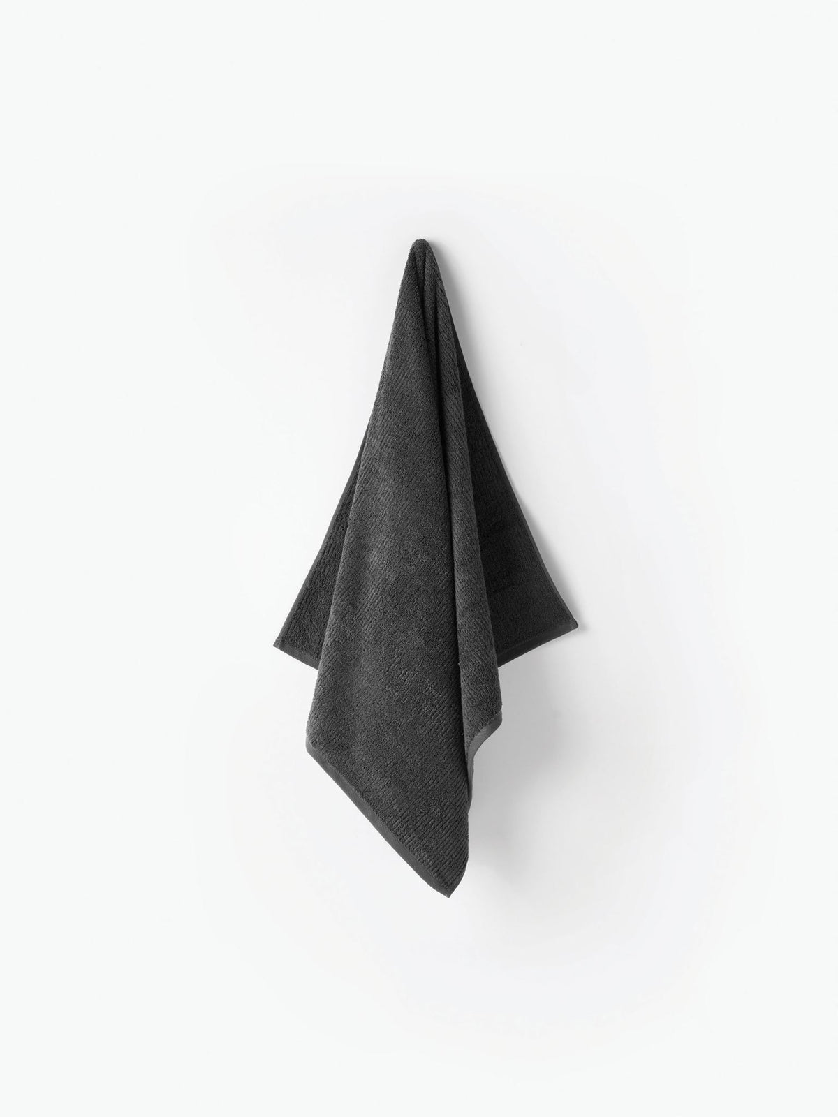 Reed Bath Towel By Linen House - Charcoal