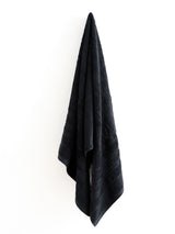 Selene Bath Towel By Linen House - Black