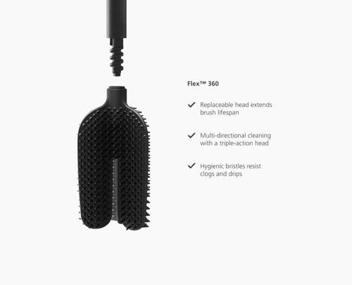 Joseph Joseph - Flex 360 Lite Toilet Brush - Black