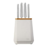 Furi - Stone Knife Block Snow Terrazzo Set 5 Piece