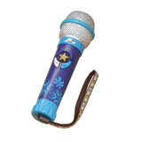 Colorful Okideoke Microphone for kids, features 8 tunes, voice amplification, and recording function for creative play.