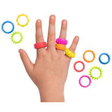 Sensory Sprouts Textured Fidget Rings Set of 12