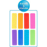 Sensory Sprouts Textured Fidget Strips Set of 8